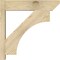 Ekena Millwork Westlake Slat Rough Sawn Outlooker, Douglas Fir, 6"W x 24"D x 24"H OUT06X24X24WTL06RDF - alternate 2